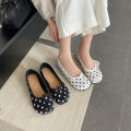 2026 New Women's Polka Dot Split-Toe Flats, Soft Slip-On Ballet Shoes, Comfortable Fashion Casual Flat Shoes for Ladies. 