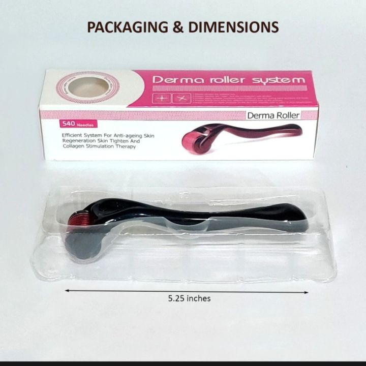 Derma%20Roller%20Professional%20Micro%20needling%20Roller%20for%20Face%20Beard%20Growth%20Hair%20Growth%200.5mm%20System%20Beauty%20Skin%20Therapy%200.5%20Derma%20Roller%20With%20540%20Micro%20Needle%20Roller%20for%20Men%20and%20Women%20-%20Image%202