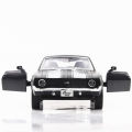 1:36 Chevrolet USA 1969 Camaro SS Vintage Matte Black Diecast Metal Car Model Toy For Collection Gift Kids A318. 