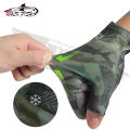 WALK FISH 1 Pair Summer Fishing Gloves Half Finger Breathable Quick-drying Protection Profession Outdoor Sport Fishing Anti-slip. 