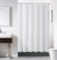 180-230cm Shower Curtains Waterproof Heavy Duty Thick Fabric Bath Curtain for Hotel Bathroom Bathtub Solid White Private Cover.