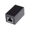 Highquality Lightning Arrester Ethernet Surge Protector RJ-45 Ethernet Cable Join Extension Converter Adapter Coupler. 