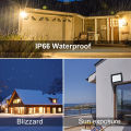 MARPOU LED 220V Tuya intelligent RGB spotlight outdoor lighting 30W 50W 100W adjustable light with voice control floodlight. 