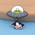 Alien Lapel Pins For Backpacks Badges Women Jacket For Clothing Badges Accessories Jewelry Brooches . 
