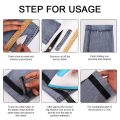 Self-Adhesive Pants Edge Shorten Stickers Patches For Clothing Jeans Trousers Fabric Mouth Patch Repair Hem Tapes Sewing Tools. 