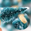 30PCS Mini Decorative Christmas Tree DIY Mini Artificial Christmas Tree Santa Claus Snow Home Decor Desktop Decoration. 