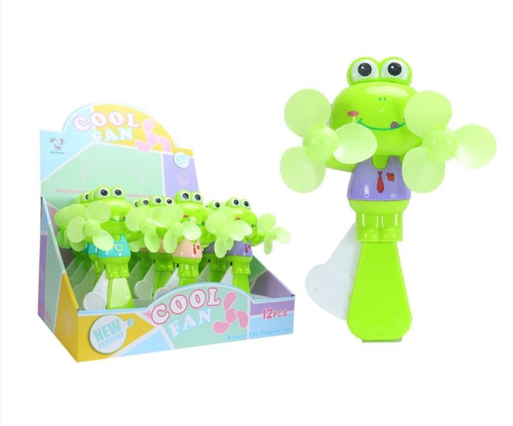 1 PC Froggy Portable Manual Hand Crank Mini Fan Without Battery