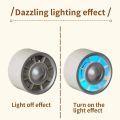 New Car Air Outlet Fan USB Cooling Fan with Color Changing Light 3 Speed Fan Car Rear Seat Heat Dissipation Car Accessories.