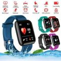 116 Plus Waterproof Smart Sports watch Bracelets & Fitness Tracker[D13]. 