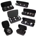 Watch Box Travel Roll Case for 1/2/3/4/5/6 Watches Storage Watch Protector Organizer Shockproof Display Case for Men Women Black. 