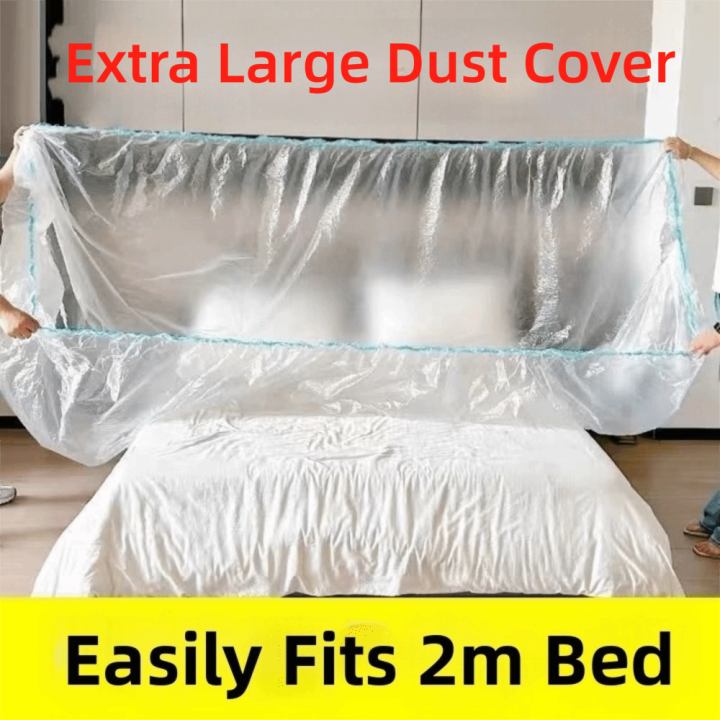 3Pcs%20Transparent%20Disposable%20Bed%20Dust%20Cover%20Waterproof%20Elastic%20Edges%20Sofa%20Protective%20Film%20Easy%20Application%20Full%20Wrap%20-%20Image%204