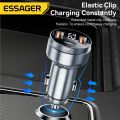 Essage 80W Car Charger USB Type C Dual Port USB Phone Charger PD Fast Charging For iPhone 13 Xiaomi Samsung iPad Laptops Tablets. 