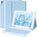 iPad Keyboard Case for iPad 9.7 Inch 6th Gen 2018, iPad Case 9.7 Inch with Keyboard Detachable,iPad Pro 9.7 Keyboard iPad Air 2014, iPad 9.7 Case with Pencil Holder(Blue. 