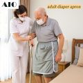 AIO Waterproof Adult Diaper Apron For The Elderly,Breathable Women Period to Prevent Leakage Skirt Adult Incontinence Cover.