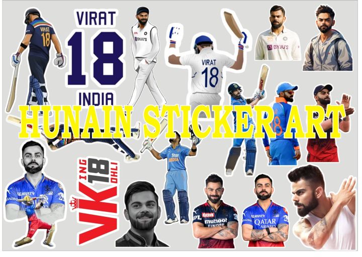 Virat%20Kohli%20Themed%20Stickers%20%7C%20DIY%20Decoration%20%7C%20For%20Laptop/Mobile/Scrapbook%20Self%20Adhesive%20Sticker%20%20(Pack%20of%2017)%20-%20Image%206