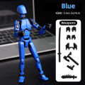 Multi-Jointed Movable Shapeshift Robot 3D Printed Mannequin Dummy 13 Action Figures Toys Kids Adults Parent-children Games gifts. 