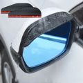 Carbon Fiber Mirror Rain Deflectors & Sunshades - 2PC Waterproof Car Visor Covers with 3M Adhesive. 