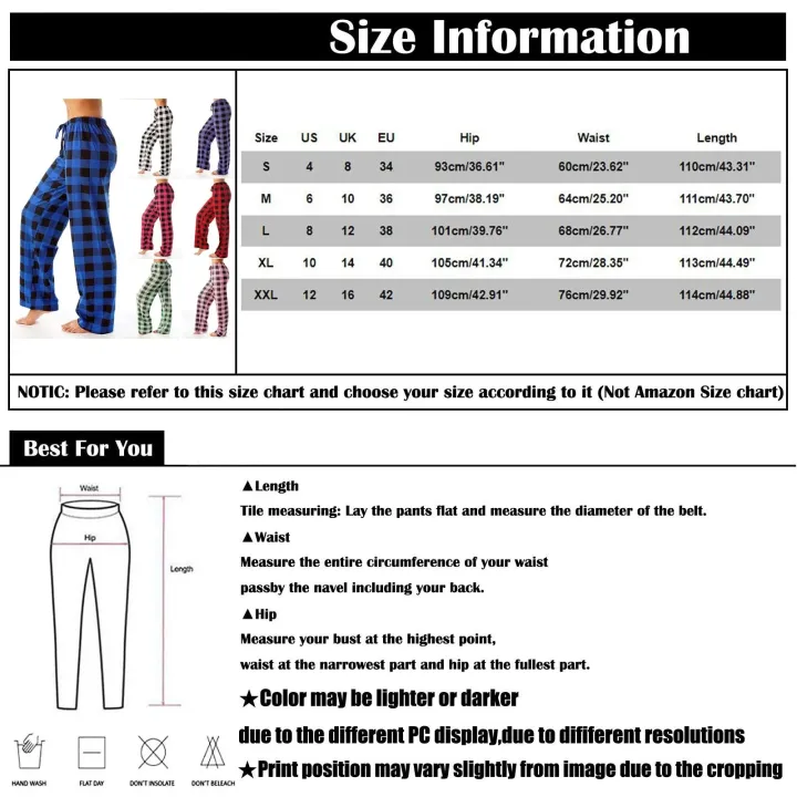 2024%20New%20Sleep%20Pants%20Women%20Plaid%20Pattern%20High%20Elasticity%20Wide%20Legs%20Loose%20Ladies%20Pajama%20Pant%20Trousers%20Wear-Resistant%20For%20Home%20-%20Image%206