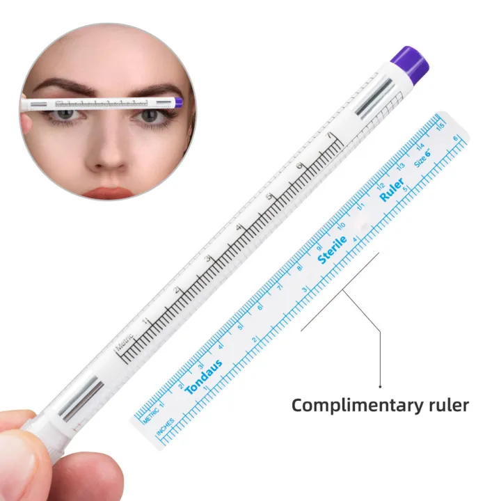 2Pcs%20Skin%20Marker%20Pen%20With%20Ruler%20Eyelash%20Extension%20Tool%20Sterilized%20Package%20For%20Tattoo%20Eyelashes%20Piercing%20Scribe%20Skin%20Marker%20Pen%20-%20Image%203