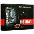 Motherboard Esonic H81DA1 4th Gen M-ATX. 