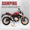 1:12 Honda CB650 CBR1000 Model Motorcycle Toys Metal Diecast Sound Light Shock Absorption Front Wheel Steering Mini Motorbikes.