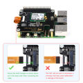Raspberry Pi 5 PCIe to M.2 HAT NVME High Speed Expansion Board with 16P Cable GPIO Header Support Active Cooler for RPI 5 Pi5. 