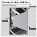 For Samsung Galaxy Tab Case for S9 FE S6 lite Tab A9 A8 S9 Plus FE Smart Auto Sleep Wake Function Acrylic Cover.