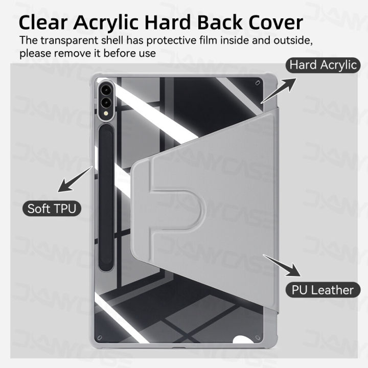 For%20Samsung%20Galaxy%20Tab%20Case%20for%20S9%20FE%20S6%20lite%20Tab%20A9%20A8%20S9%20Plus%20FE%20Smart%20Auto%20Sleep%20Wake%20Function%20Acrylic%20Cover%20-%20Image%206