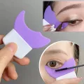 Eyeliner Template Mascara Shield Applicator Multifunctional Silicone Brush Lash Stopper Eye Makeup Tool for Eyelashes Baffle. 