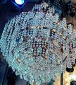 New Jhoomer 10 Light Crystal Fanoos For Ceiling. 
