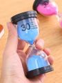 Sand Timer, Hourglass Sand Timers Colorful Minutes Sandglass Timer with Cover for Classroom Home Office 1-30 Minutes Mini Hourglass Timer Children Do Homework Clean Teeth Sandglass Timer Home Decoration Sand Clock Watch Kids Gift. 