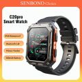 SENBONO C20Pro Smart Watch Men Bluetooth Call 35 Days Standby 123 Sport Modes IP68 Waterproof C20 Pro Sport Smartwatch Men 2023. 