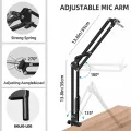 Professional Scissor Arm Stand For Bm800 Microphone Stand With A Spider Cantilever Bracket Universal Shock Mount Mic Holder. 