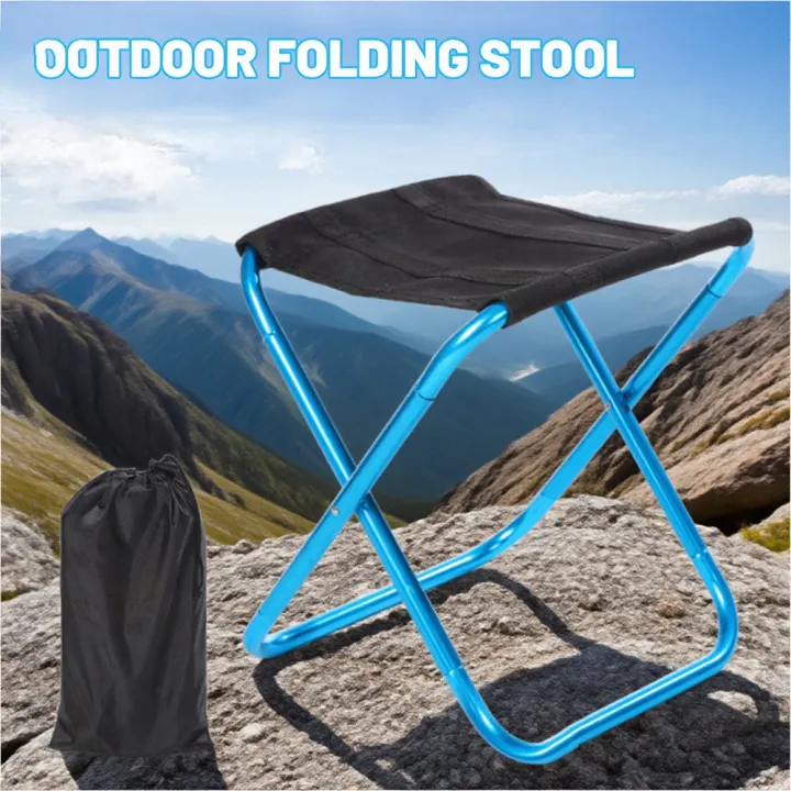 Outdoor%20Aluminium%20Alloy%20Portable%20Folding%20Picnic%20Camping%20Stool%20MIni%20Storage%20Fishing%20Chair%20Ultralight%20-%20Image%202