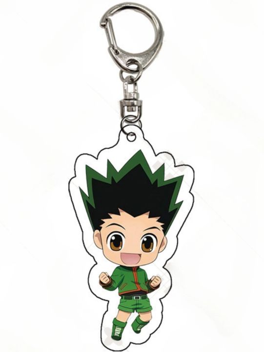 HunterxHunter%20Gon%20Freecss%20Cartoon%20Acrylic%20Keychains%20Killua%20Zoldyck%20Pendants%20Kurapika%20Keyring%20Hisoka%20Bag%20Tag%20Trendy%20Collection%20-%20Image%202