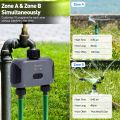 Insoma Automatic Water Timer 2-Outlet Garden Irrigation Watering System Sprinkler Programmer Tools Faucet Hose Timer. 