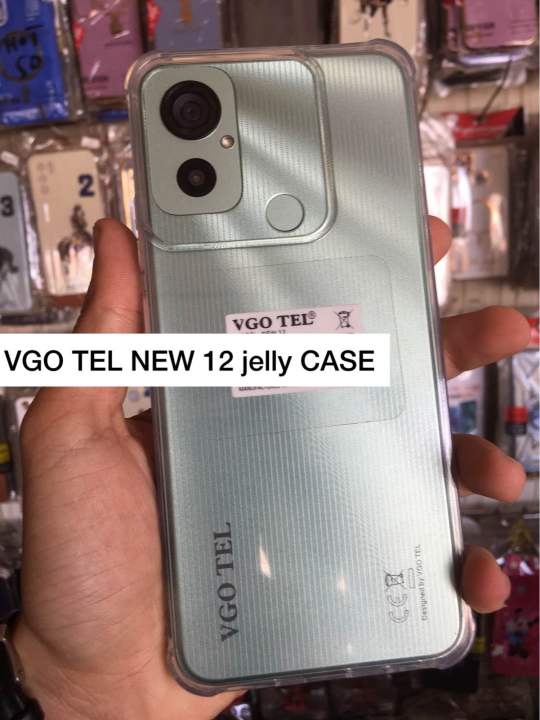 **"VGO TEL NEW 12 Jelly Back Cover Case – Soft Flexible TPU Shockproof Cover, Anti-Scratch & Transparent Phone Case for VGO TEL NEW 12 (Premium Protection)"**
