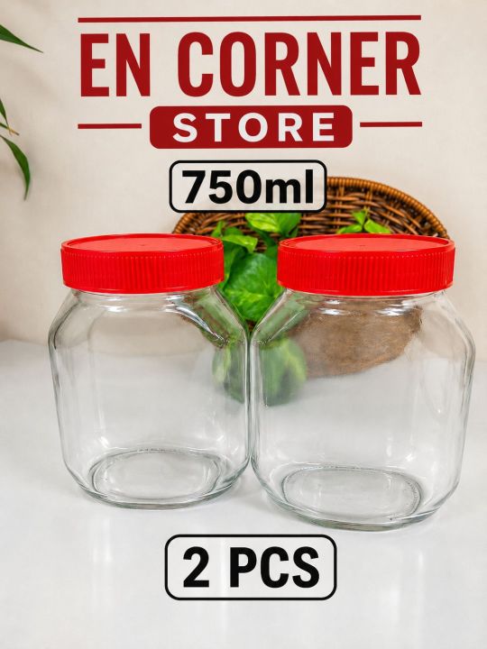 Good%20quality%20750%20ml.%202%20Pcs%20Glass%20Jar%20for%20Kitchen%20&%20Dining.%20Glassware%20Food%20container%20with%20original%20cap%20-%20Image%206