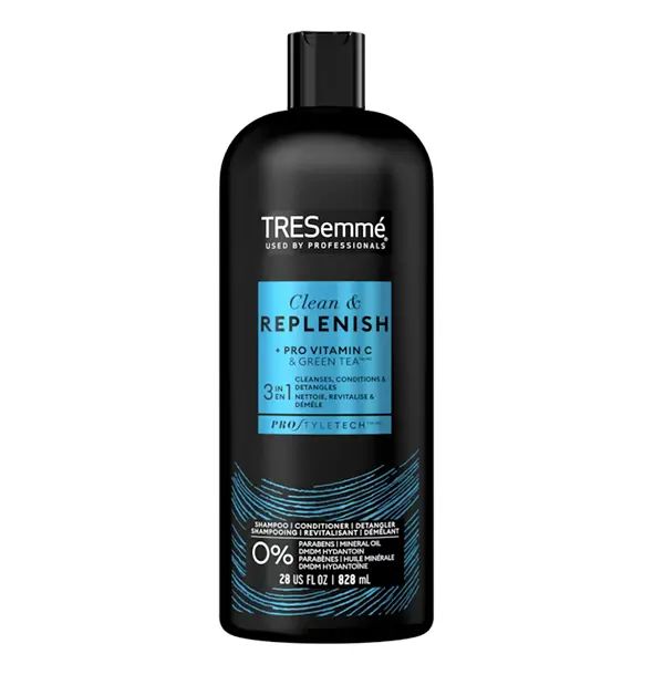 International USA Product Tresemme shampoo Clean & Replenishe (3in1) Used For male /female...828 Ml
