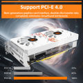 AIBOMAN RX6500XT 4G Fox Backboard Pattern GDDR6 64Bit Outputinterface HDMI*1+DP*1 gaming on computer graphics card.