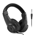 Wired Stereo Monitor Headphones Over-ear Headset with 50mm Driver 6.5mm Plug for Guitar Amplifier Electric Piano Audio Mixer. 