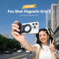 TELESIN Magnetic Phone Camera Shoot Hand Grip Phone Holder Shooting Aid Remote Control Handle for Smart Phone iPhone Android.