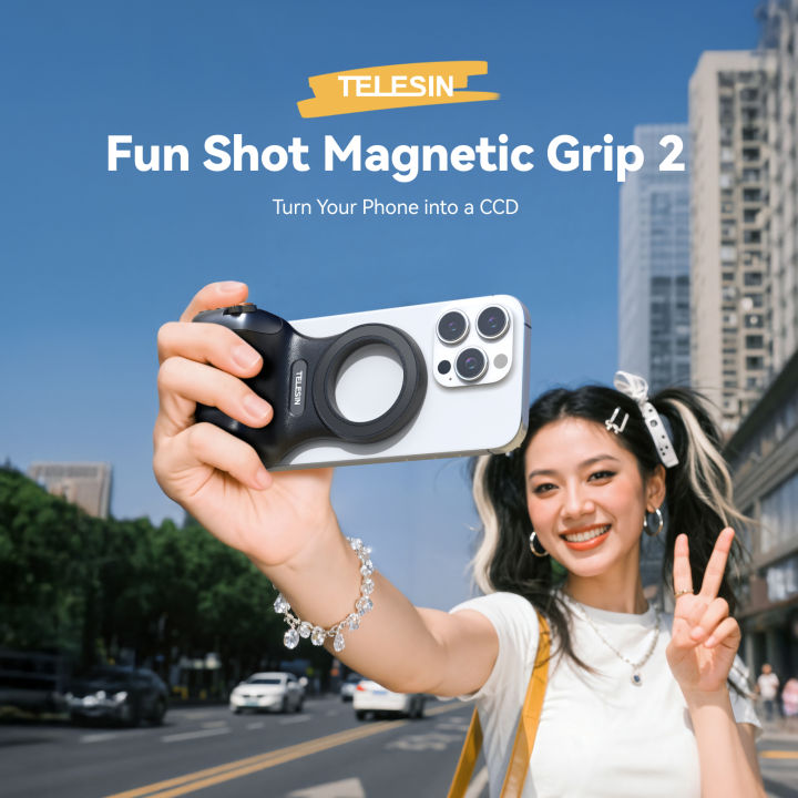 TELESIN%20Magnetic%20Phone%20Camera%20Shoot%20Hand%20Grip%20Phone%20Holder%20Shooting%20Aid%20Remote%20Control%20Handle%20for%20Smart%20Phone%20iPhone%20Android%20-%20Image%202