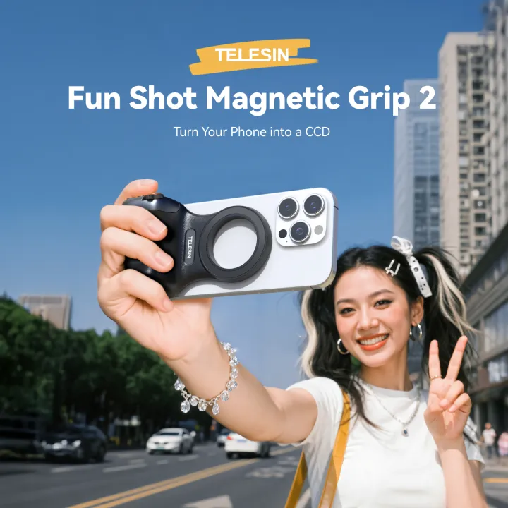 TELESIN%20Magnetic%20Phone%20Camera%20Shoot%20Hand%20Grip%20Phone%20Holder%20Shooting%20Aid%20Remote%20Control%20Handle%20for%20Smart%20Phone%20iPhone%20Android%20-%20Image%202