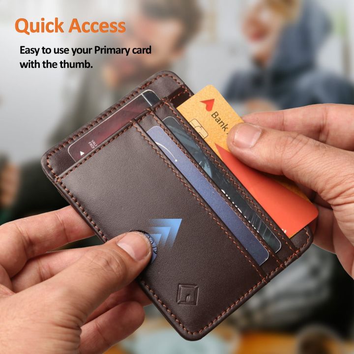 Mini Slim Smart Card Holder Slim Smart Wallet Smart Wallet with multiple compartments
