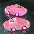 Summer Child LED Lights Slippers Boy Girl Luminous Shoes Baby Indoor Soft Bottom Slippers Home Parent-child Kid Casual Sandals. 