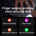 2025 R12 Smart Ring with Display Screen and Touch, Wireless Charging, Health Manager, 5 ATM Waterproof For Men Women. 