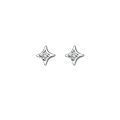 SOFTPIG Real 925 Sterling Silver Zircon 4MM Star Tiny Stud Earrings for Women Fine Jewelry Minimalist Ear Hole Care Accessories. 