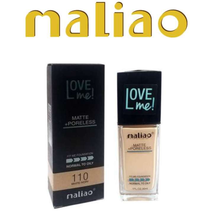 Maliao Love Me Matte + Poreless Foundation | Daraz.pk