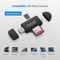 2 In1 USB Type-C /Micro-USB USB 2.0/3.0 Memory Card Reader Writer OTG Adapter SD TF Super Speed. 